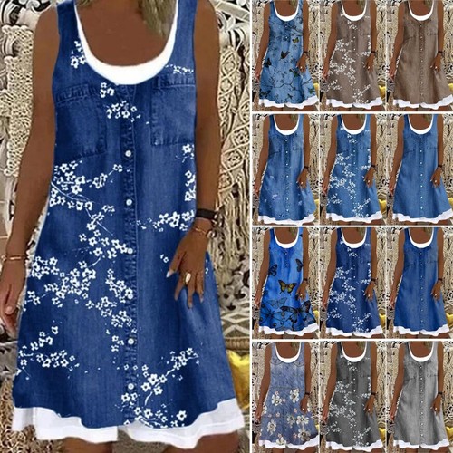 ärmelloses midikleid für - Ärmelloses,
