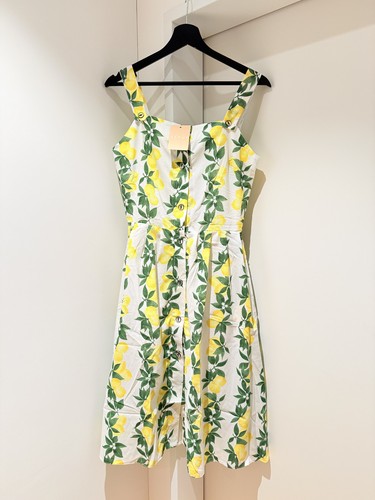 Sommer kleid zitronen muster - sommer,