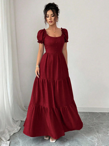 Damen elegantes langes kleid - damen,