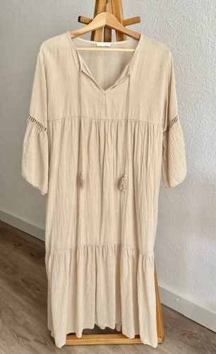 Sommer kleid tunika beige - tunika,