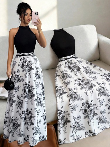 Elegantes damen sommerkleid - elegantes,