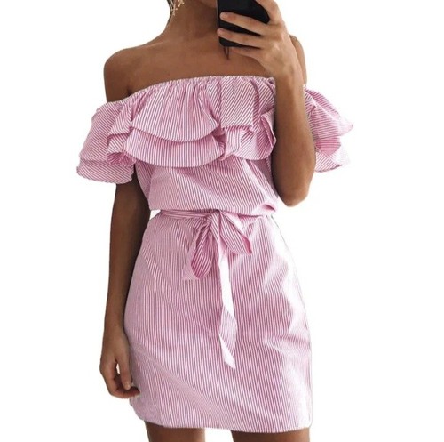 Sommerkleid carmen ausschnitt - sommerkleid, carmen-ausschnitt