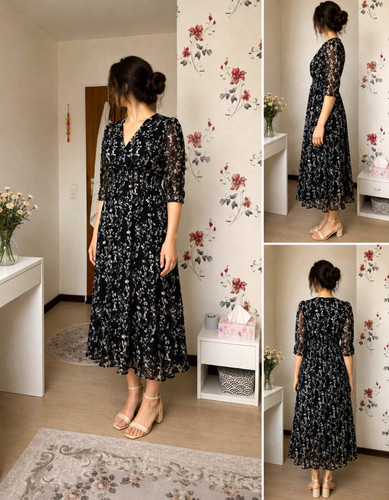 Damen maxikleid lang - maxikleid,