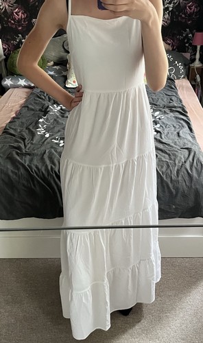 Weißes langes sommerkleid neu - langes,