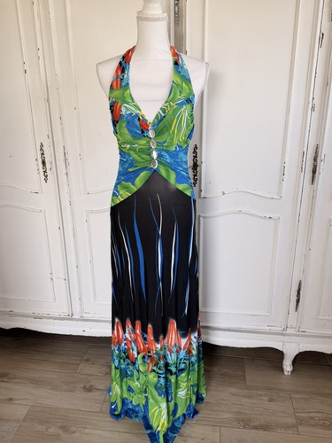 Neckholder maxikleid sommer - neckholder,