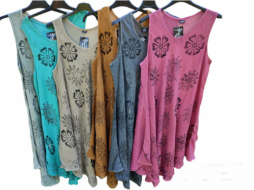 Sommerkleid tunika linie - sommerkleid, a-linie